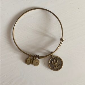 Alex & Ani Letter L bracelet